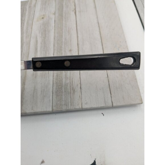 Vintage #3 Potato Vegetable Solid Blade Masher Black Handle Utensil 9 3/8" - Picture 8 of 8